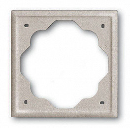 1721-79-507 1754-0-4225 Impuls Рамка 1-постовая, шампань-металлик 2