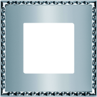 FD01211CB Fede Toledo Рамка 1-ная, Bright Chrome