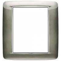 Vimar Накладка с закруглениями для 8 модулей титан металлик, 20698.C08