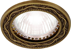 FD1027RPB Fede Светильник PARIS FLAT & ROUND, Bright Patina