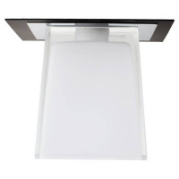 LUSSOLE LENTE Потолочный светильник, цвет основания - хром, плафон - стекло (цвет - белый), 1x40W E14, LSC-2500-01