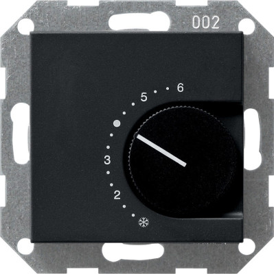 0397005 Gira Терморегулятор с переключающим контактом на 24V/10 (4)A