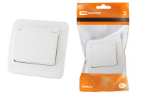 Розетка с крышкой 2П+З 16А белая "Валдай" TDM Electric, SQ1804-0011 Розетка с крышкой 2П+З 16А белая "Валдай" TDM Electric, SQ1804-0011