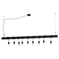 39939 Подвесной потолочный светильник (люстра) TOWNSHEND-B, 9x40W, E27, L2000, B95, H2000, сталь, че