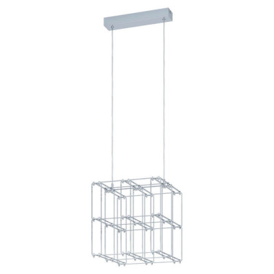 39729 Светодиод. подвес FRONTERA с димм., 20,5W(LED), 300х300, H1500, 2376lm, нерж. сталь, хром