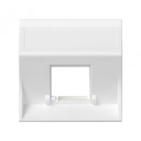 Simon Cima 500 Белый Адаптер для 1 шт RJ-45 CJ545.., CJ645.., CJ6A45F + MD67, наклон, 50х50мм, 50000181-030