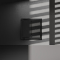 Выключатель встраиваемый VOLTUM S70 для жалюзи 10А, (черный матовый), VLS020708 Выключатель встраиваемый VOLTUM S70 для жалюзи 10А, (черный матовый), VLS020708
