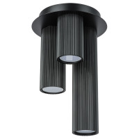 Lightstar 718037 (MX2166-3A) Люстра ROMA 3х28W GU10 (led) MATT BLACK (в комплекте)