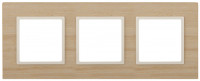 ЭРА 14-5303-11 Elegance Клен/сл.кость Дерево Рамка 3-ая