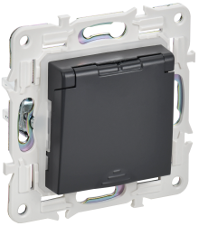 SKANDY Роз. з/к/ш кр. 16А IP44 SK-R11T титан IEK, SK-R16-16-44-K48