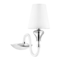 Lightstar 809616 (MB2070-1) Бра OTTO 1х40W E14 БЕЛЫЙ ткань (в комплекте)