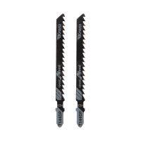 Пилка для электролобзика по дереву T144DP 100 мм 6 зубьев на дюйм 8-60 мм (2 шт./уп.) Kranz, KR-92-0317