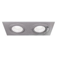 Downlight Atom Встраиваемый светильник, цвет -  Серебро, 2х50W GU10