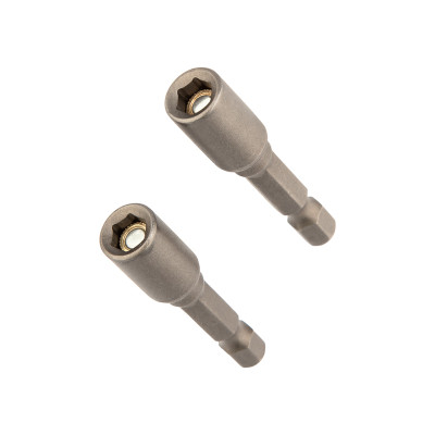 Ключ-насадка магнитная 1/4" 6х48 мм (2 шт./уп.) Kranz, KR-92-0400-1