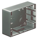 Vimar Коробка настенная для 12(6+6) IDEA - 14(7+7) PLANA модулей, цвет серый IDEA, 09920.14 Vimar Коробка настенная для 12(6+6) IDEA - 14(7+7) PLANA модулей, цвет серый IDEA, 09920.14