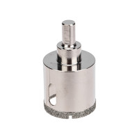 Коронка алмазная 40мм по керамограниту с центровочным сверлом KRANZ, KR-92-0012