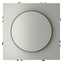 Светорегулятор встраиваемый VOLTUM S70 поворотно-нажимной 600 Вт, (сталь), VLS070305