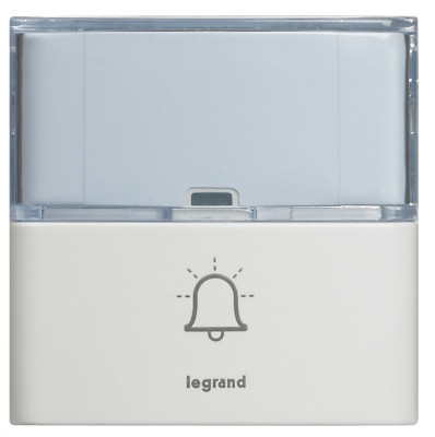 Legrand Дверная кнопка звонка "Премиум" - цвет белый, 094279