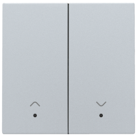 Niko Home Control Серебро Накладка управления жалюзи с/п, 121-32006
