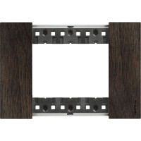 KA4803LG Bticino LIVING NOW. Декоративная рамка 3 модуля.Цвет "Орех", KA4803LG