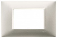 Vimar Накладка для 3 модулей никель матовый, 14653.21