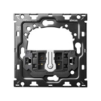 Simon 10010101-039 Кит 1 пост, мех-мы. 1 переключатель (проходной) + суппорт S100