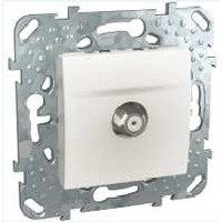 MGU5.488.18ZD - Unica Розетка одиночный SAT-коннектор, бел., Schneider Electric