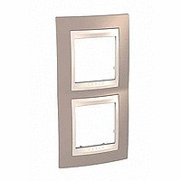 ХАМЕЛЕОН РАМКА 2-постовая, вертикальная, БЕЖЕВЫЙ/ КОРИЧНЕВЫЙ