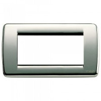 Vimar Накладка для 4 модулей RONDO металл хром, 16754.36