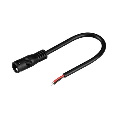 Коннектор выводной DC-MONO-2PIN-L150-F (JACK 5.5, LOCK) (Arlight, -), 032854