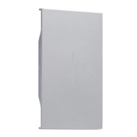 Клавиша 2-ух модульная цвет-серый матовый Meiton, AS01M2