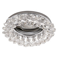 Lightstar 030304 Светильник ONORA  CR MR16/HP16 ХРОМ/ПРОЗРАЧНЫЙ (в комплекте)