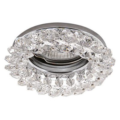 Lightstar 030304 Светильник ONORA  CR MR16/HP16 ХРОМ/ПРОЗРАЧНЫЙ (в комплекте)