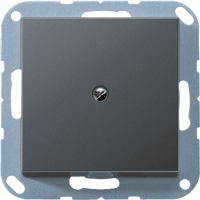 Вывод для кабеля, с зажимом для фиксации кабеля, фиксация винтом; термопласт; матовый антрацит; A500, A590BFAANM