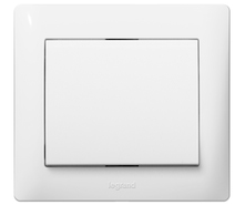 Legrand Выключатель 1-клавишный, цвет - белый, серия Galea Life