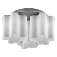 ST LUCE SL117.502.03 Люстра потолочная ST-Luce Серебристый/Белый с полосками E27 3*60W