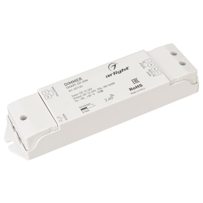 Диммер SMART-D9-DIM (12-24V, 1x15A, 2.4G) (Arlight, IP20 Пластик, 5 лет), 027133