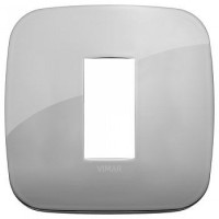 19671.28 - Vimar Накладка ROUND на 1 модуль хром