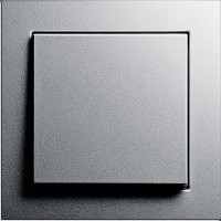 Gira Выключатель 1-клавишный, матовый алюминий, серия E2