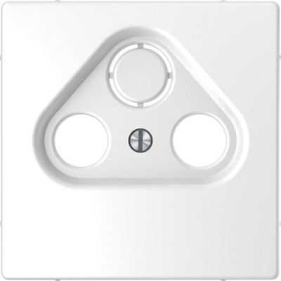 D-Life Накладка  TV розетки, 2(3) отверстия, белый лотос