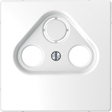 D-Life Накладка  TV розетки, 2(3) отверстия, белый лотос