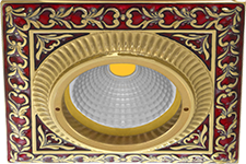 FD1005ROEN Fede Светильник встраиваемый SMALTO ITALIANO, Ruby Red