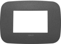 19683.21 - Vimar Накладка ROUND на 3 модуля графит матовый