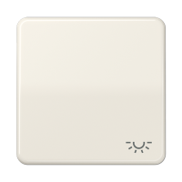 Клавиша ударопрочная с символом "освещение"; слоновая кость, CD590BFL