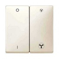 SD Клавиша 2-ная для мех-зма выкл. вентилятора с символами,  беж.