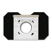 5530H-C67107 18 - Розетка ABB Levit для централизованных систем пылеудаления кофе макиато / белый - 2CHH506717C4018