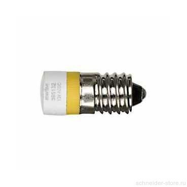 Лампа диодная для выкл. 24В , ок. 20 мА, жёлт.