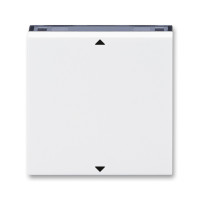 3299H-A00110 62 - Управляющий элемент Busch-Jalousiecontrol®II ABB Levit с маркировкой белый / дымчатый чёрный - 2CHH700110A4062