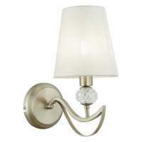 Evoluce SLE111201-01 Светильник настенный Никель, прозрачный/Белый E14 1*40W