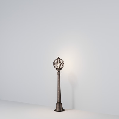 Maytoni Outdoor Via Ландшафтный светильник Золото Антик, O023FL-01G